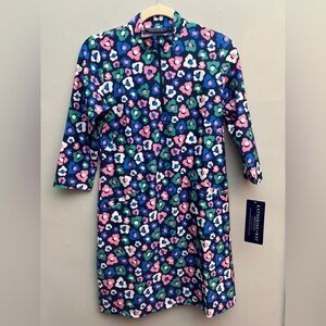 *New* Katherine Way Doral 3/4 Sleeve Dress in Floral Cheetah, Size XS